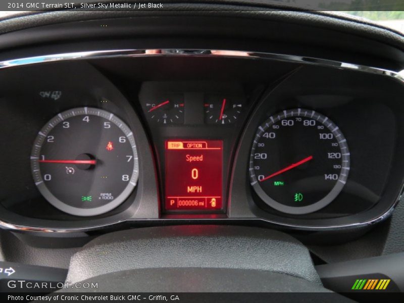 Silver Sky Metallic / Jet Black 2014 GMC Terrain SLT