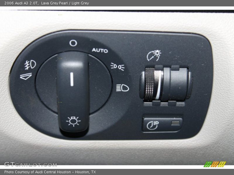 Lava Grey Pearl / Light Grey 2006 Audi A3 2.0T