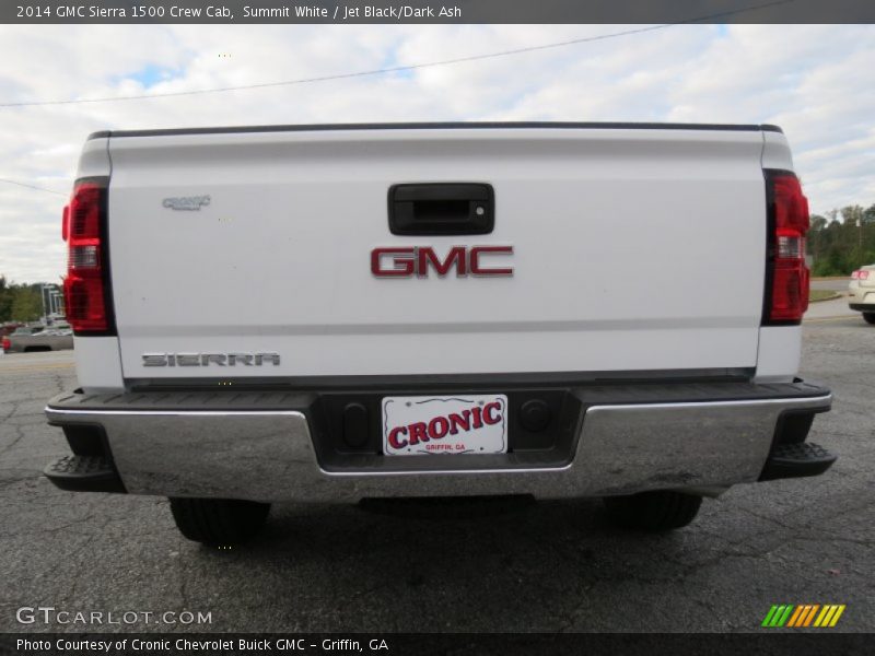 Summit White / Jet Black/Dark Ash 2014 GMC Sierra 1500 Crew Cab