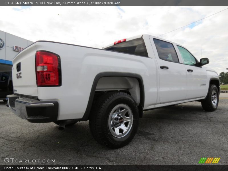 Summit White / Jet Black/Dark Ash 2014 GMC Sierra 1500 Crew Cab
