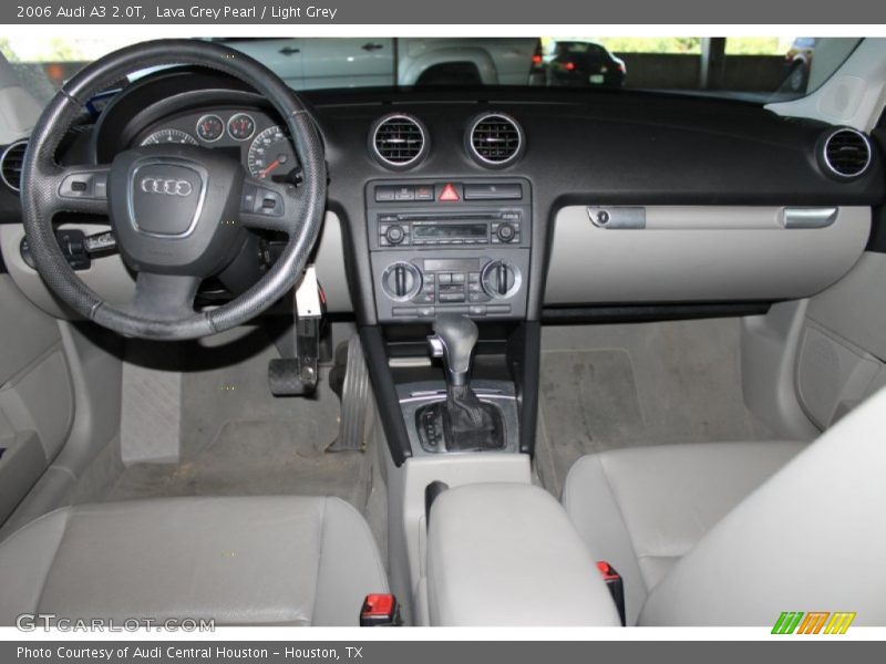 Lava Grey Pearl / Light Grey 2006 Audi A3 2.0T