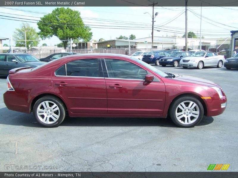 Merlot Metallic / Camel 2007 Ford Fusion SEL
