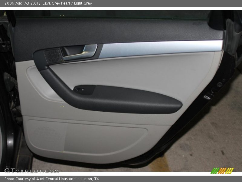 Lava Grey Pearl / Light Grey 2006 Audi A3 2.0T