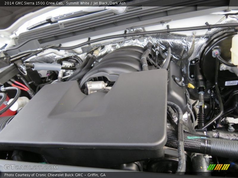 Summit White / Jet Black/Dark Ash 2014 GMC Sierra 1500 Crew Cab