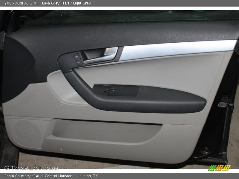Lava Grey Pearl / Light Grey 2006 Audi A3 2.0T