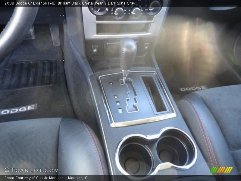 Brilliant Black Crystal Pearl / Dark Slate Gray 2008 Dodge Charger SRT-8