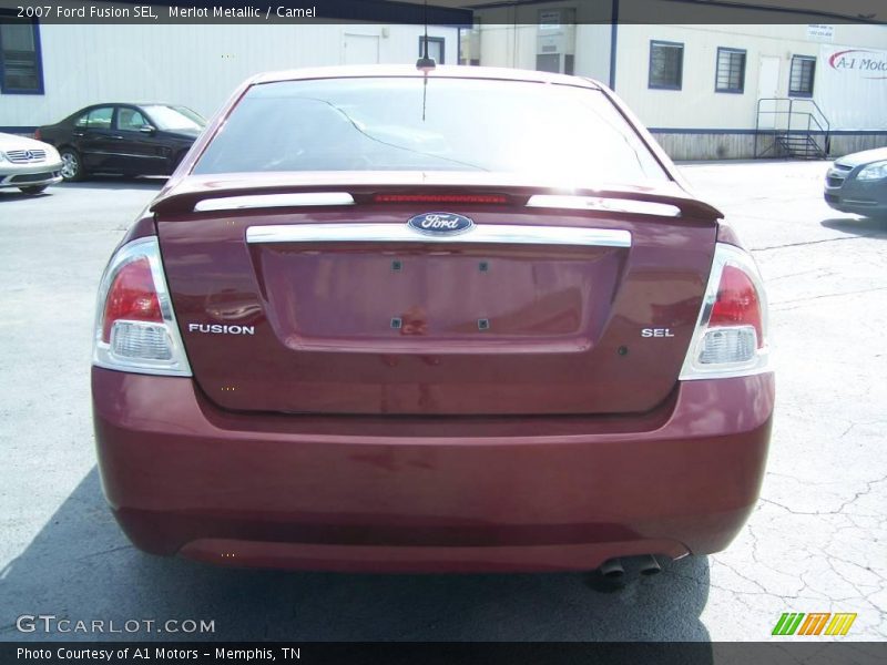 Merlot Metallic / Camel 2007 Ford Fusion SEL