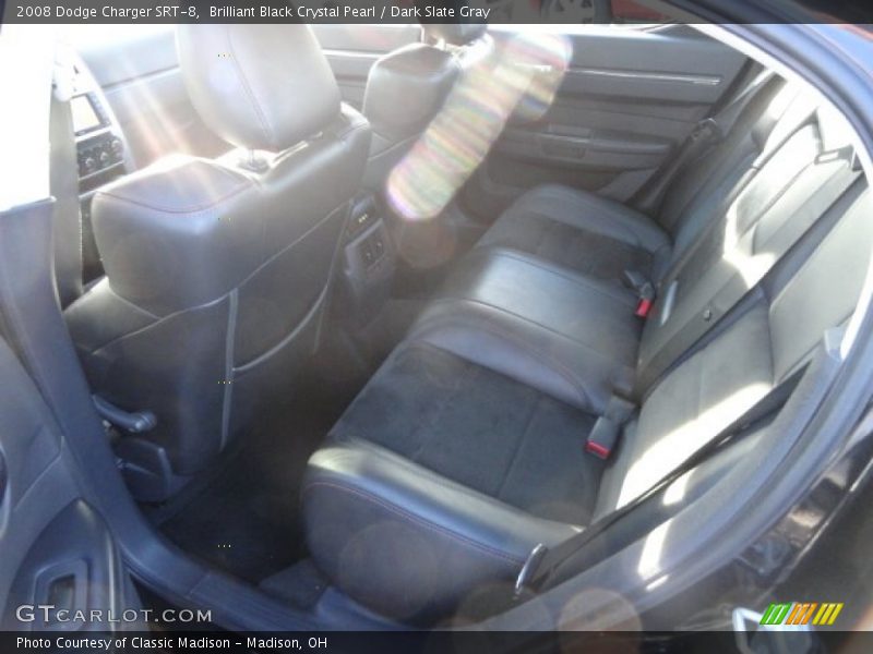Brilliant Black Crystal Pearl / Dark Slate Gray 2008 Dodge Charger SRT-8