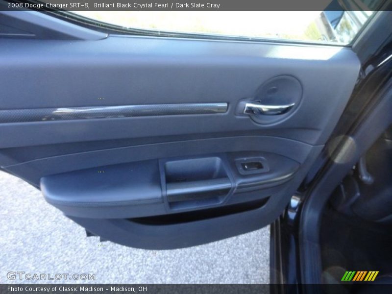 Brilliant Black Crystal Pearl / Dark Slate Gray 2008 Dodge Charger SRT-8