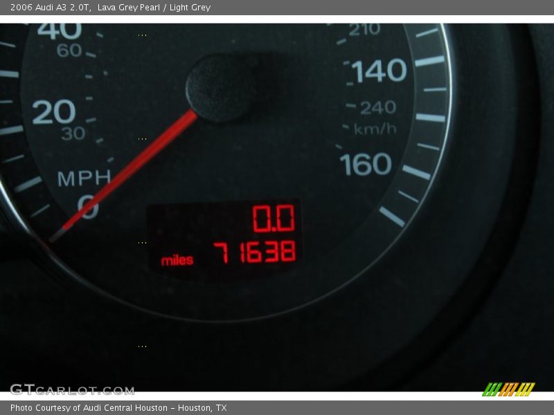 Lava Grey Pearl / Light Grey 2006 Audi A3 2.0T