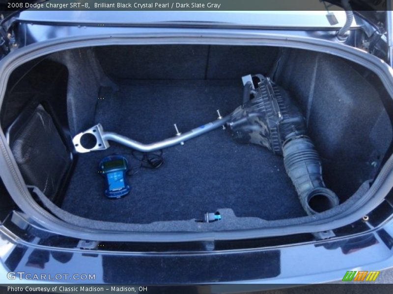 Brilliant Black Crystal Pearl / Dark Slate Gray 2008 Dodge Charger SRT-8