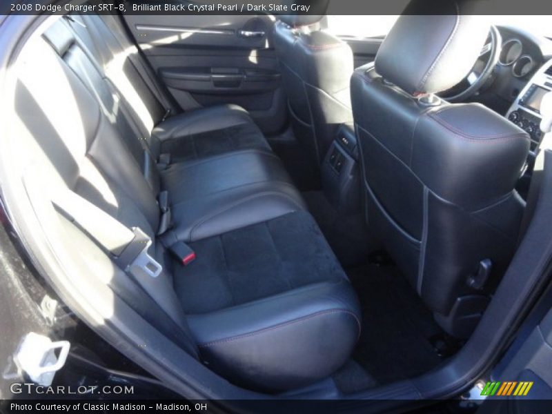 Brilliant Black Crystal Pearl / Dark Slate Gray 2008 Dodge Charger SRT-8