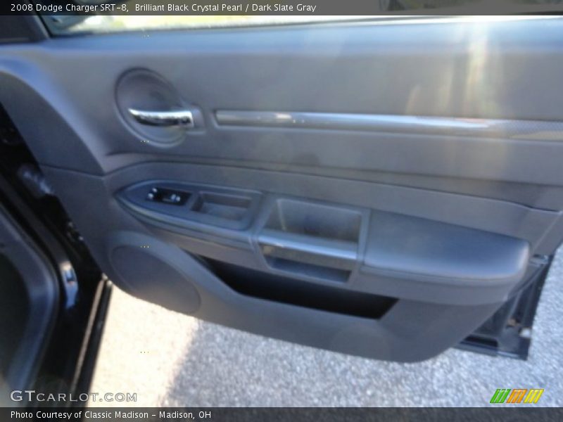 Brilliant Black Crystal Pearl / Dark Slate Gray 2008 Dodge Charger SRT-8