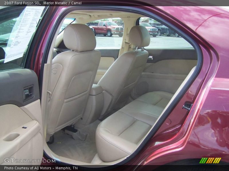 Merlot Metallic / Camel 2007 Ford Fusion SEL