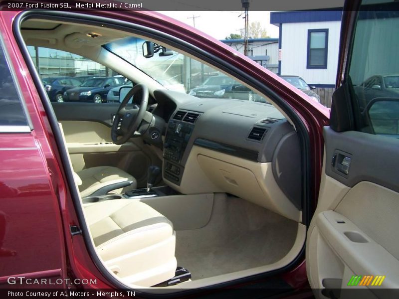 Merlot Metallic / Camel 2007 Ford Fusion SEL