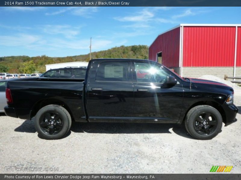 Black / Black/Diesel Gray 2014 Ram 1500 Tradesman Crew Cab 4x4