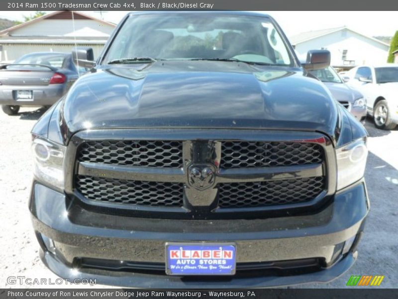 Black / Black/Diesel Gray 2014 Ram 1500 Tradesman Crew Cab 4x4
