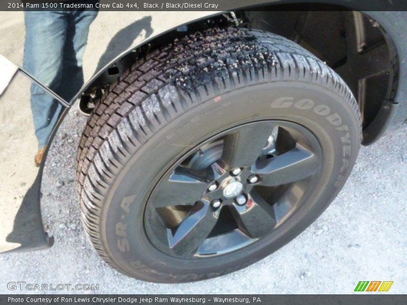 Black / Black/Diesel Gray 2014 Ram 1500 Tradesman Crew Cab 4x4