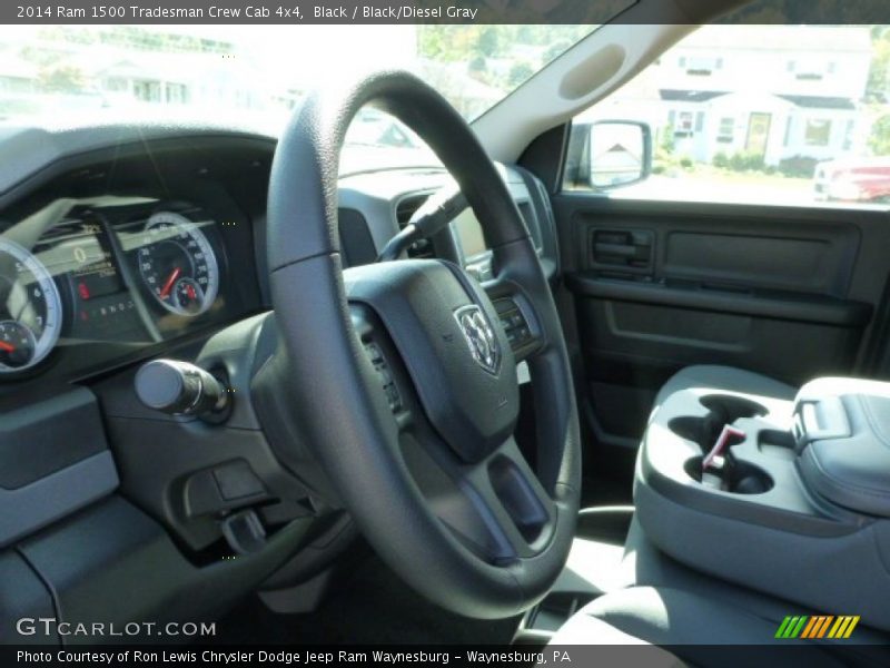 Black / Black/Diesel Gray 2014 Ram 1500 Tradesman Crew Cab 4x4