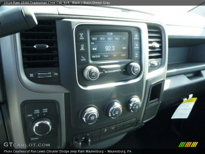 Black / Black/Diesel Gray 2014 Ram 1500 Tradesman Crew Cab 4x4
