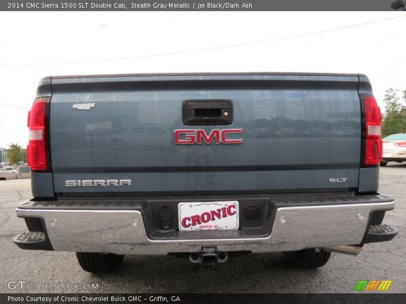 Stealth Gray Metallic / Jet Black/Dark Ash 2014 GMC Sierra 1500 SLT Double Cab