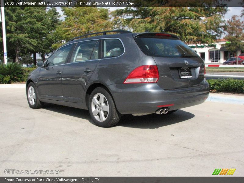 Platinum Gray Metallic / Art Grey 2009 Volkswagen Jetta SE SportWagen