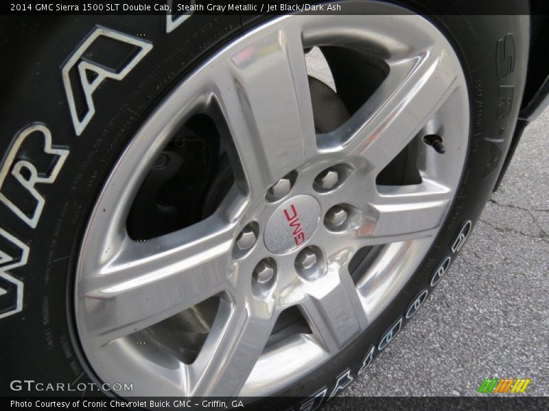 Stealth Gray Metallic / Jet Black/Dark Ash 2014 GMC Sierra 1500 SLT Double Cab