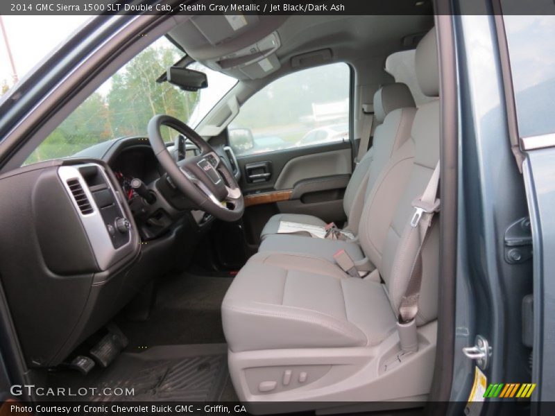 Stealth Gray Metallic / Jet Black/Dark Ash 2014 GMC Sierra 1500 SLT Double Cab