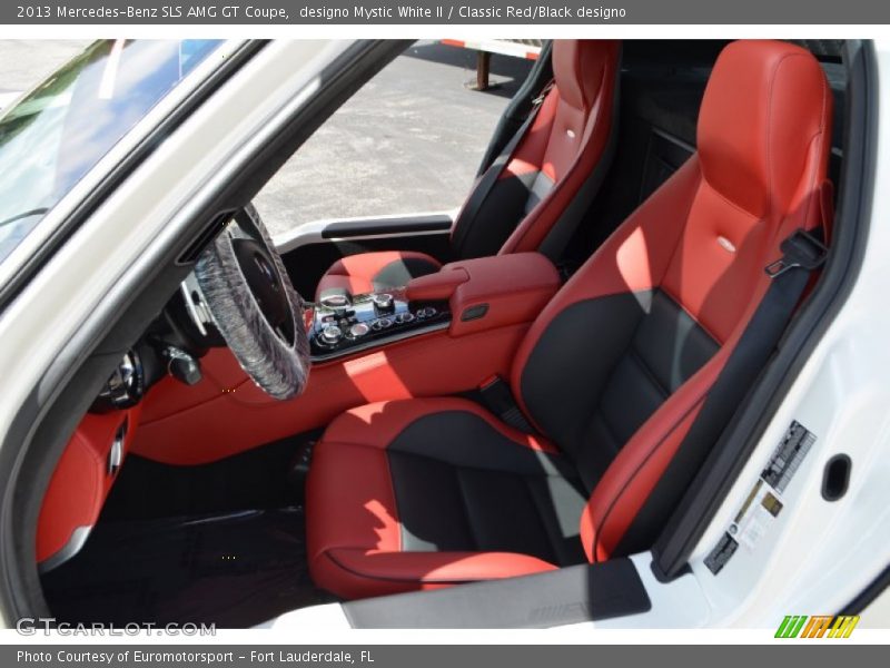  2013 SLS AMG GT Coupe Classic Red/Black designo Interior