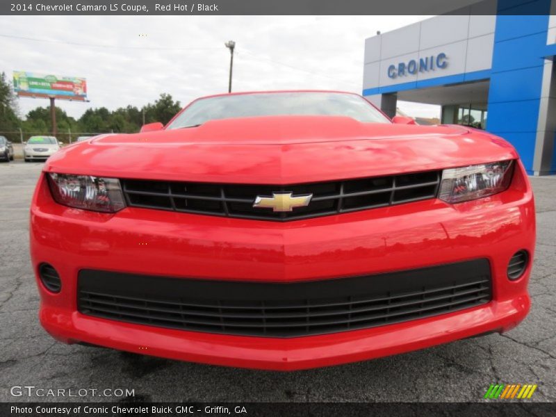 Red Hot / Black 2014 Chevrolet Camaro LS Coupe