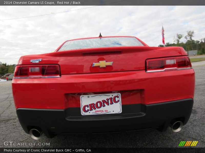 Red Hot / Black 2014 Chevrolet Camaro LS Coupe