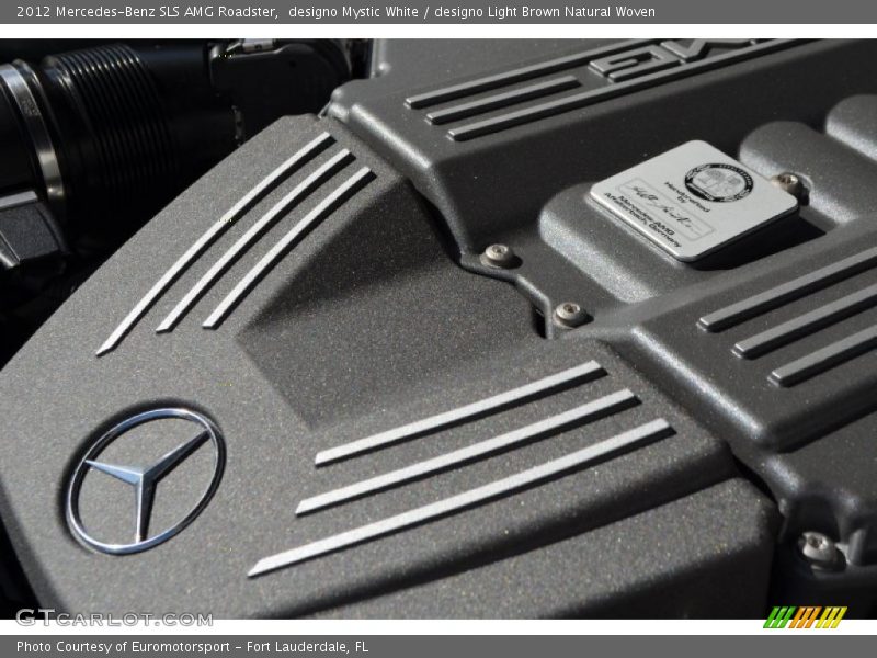 designo Mystic White / designo Light Brown Natural Woven 2012 Mercedes-Benz SLS AMG Roadster