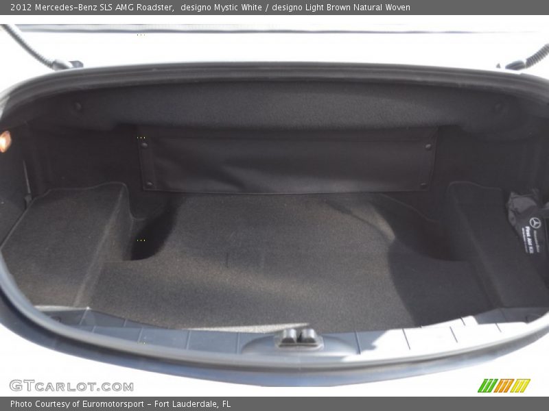 designo Mystic White / designo Light Brown Natural Woven 2012 Mercedes-Benz SLS AMG Roadster