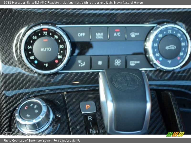designo Mystic White / designo Light Brown Natural Woven 2012 Mercedes-Benz SLS AMG Roadster