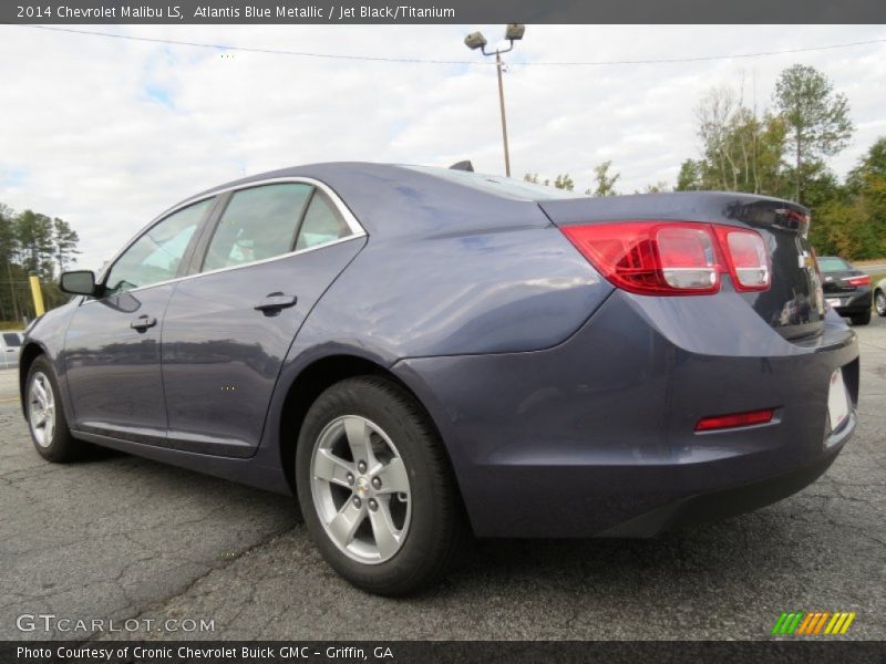 Atlantis Blue Metallic / Jet Black/Titanium 2014 Chevrolet Malibu LS