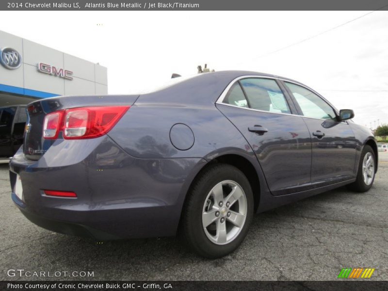 Atlantis Blue Metallic / Jet Black/Titanium 2014 Chevrolet Malibu LS