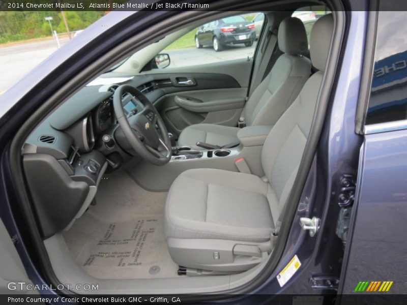 Atlantis Blue Metallic / Jet Black/Titanium 2014 Chevrolet Malibu LS