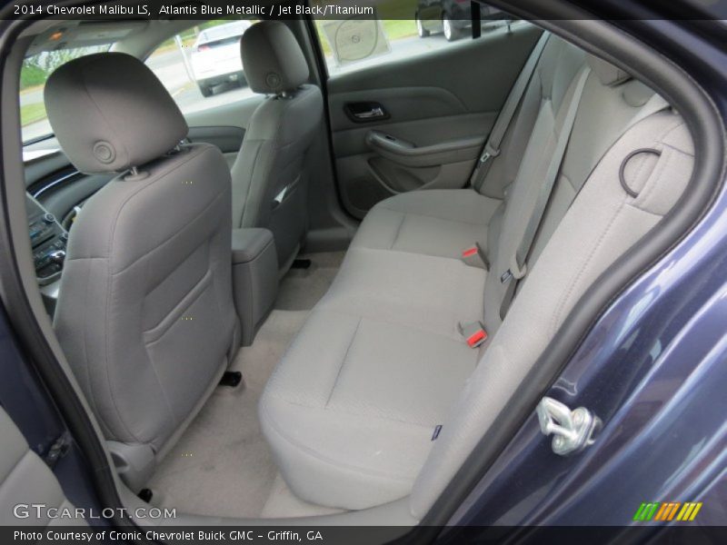 Atlantis Blue Metallic / Jet Black/Titanium 2014 Chevrolet Malibu LS