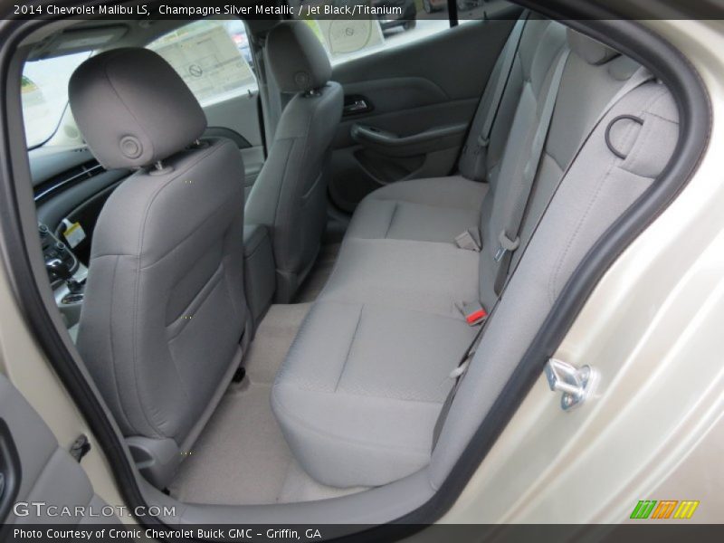 Champagne Silver Metallic / Jet Black/Titanium 2014 Chevrolet Malibu LS