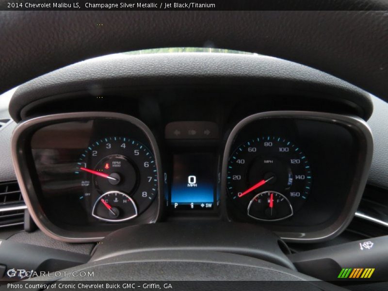 Champagne Silver Metallic / Jet Black/Titanium 2014 Chevrolet Malibu LS