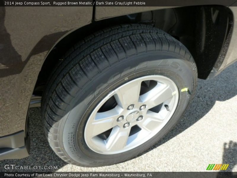 Rugged Brown Metallic / Dark Slate Gray/Light Pebble 2014 Jeep Compass Sport