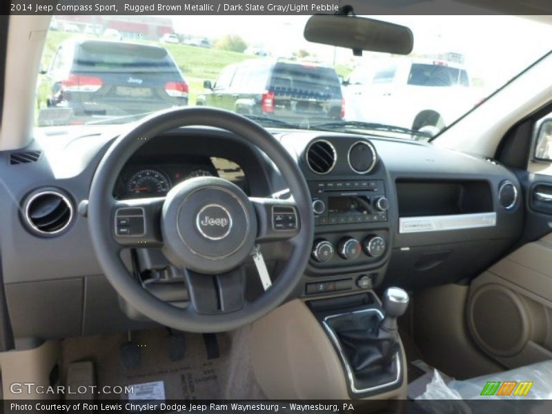 Rugged Brown Metallic / Dark Slate Gray/Light Pebble 2014 Jeep Compass Sport