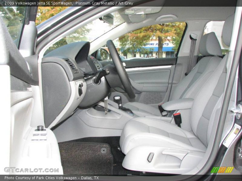 Platinum Gray Metallic / Art Grey 2009 Volkswagen Jetta SE SportWagen