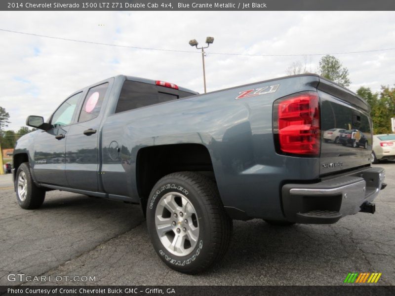 Blue Granite Metallic / Jet Black 2014 Chevrolet Silverado 1500 LTZ Z71 Double Cab 4x4