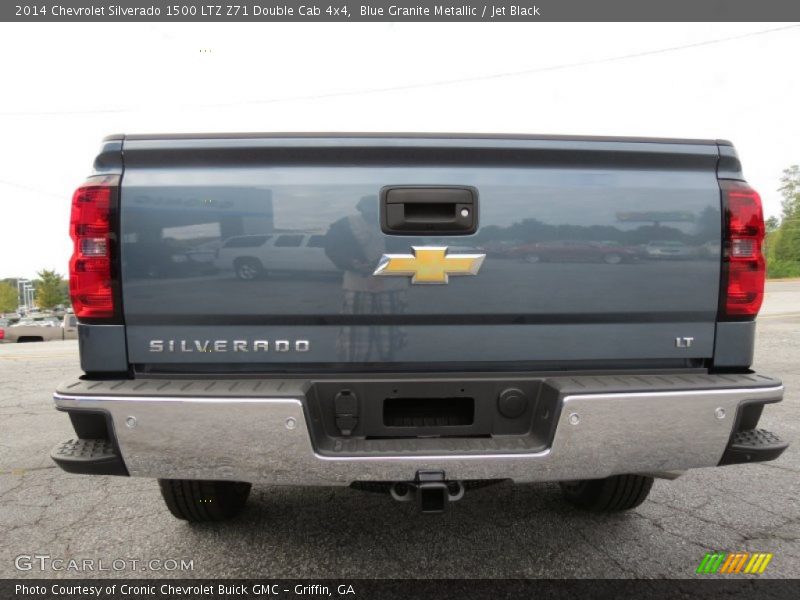 Blue Granite Metallic / Jet Black 2014 Chevrolet Silverado 1500 LTZ Z71 Double Cab 4x4