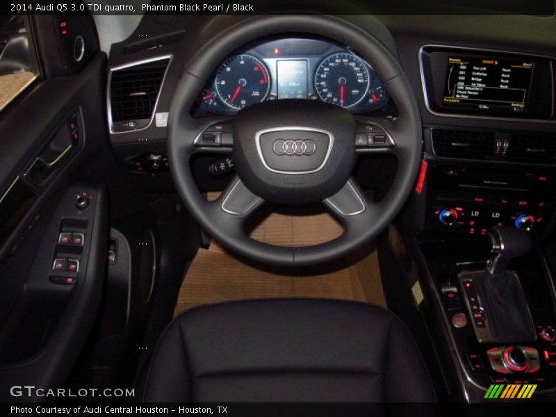 Phantom Black Pearl / Black 2014 Audi Q5 3.0 TDI quattro
