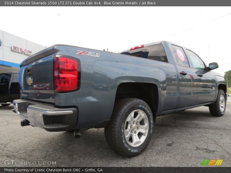 Blue Granite Metallic / Jet Black 2014 Chevrolet Silverado 1500 LTZ Z71 Double Cab 4x4