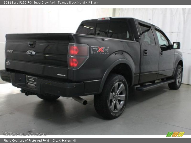 Tuxedo Black Metallic / Black 2011 Ford F150 FX4 SuperCrew 4x4