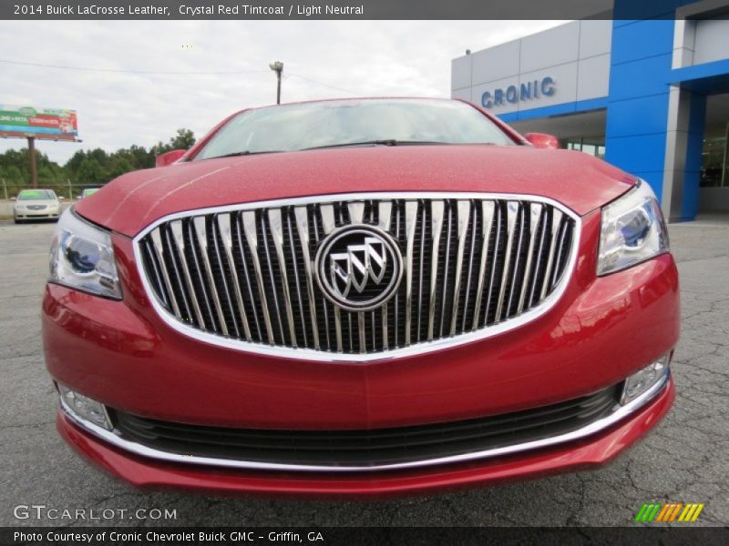 Crystal Red Tintcoat / Light Neutral 2014 Buick LaCrosse Leather