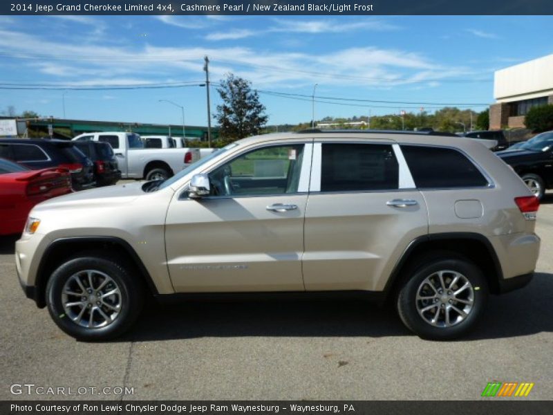 Cashmere Pearl / New Zealand Black/Light Frost 2014 Jeep Grand Cherokee Limited 4x4